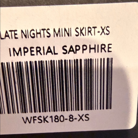 White Fox Boutique Vibrant Orange and Blue Skirt Set - Picture 5 of 6